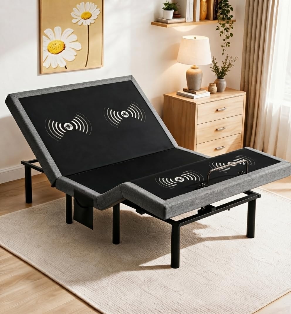 image:imageAmada Adjustable Bed Frame Queen with Massage and Zero GravityFull