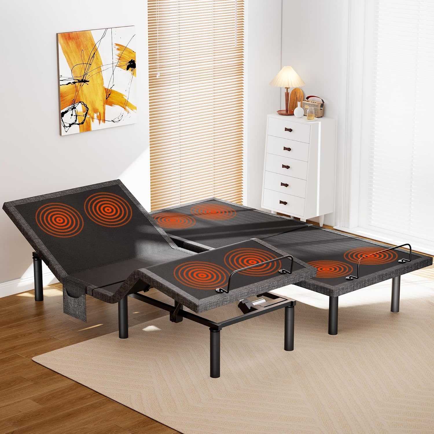 image:imageAmada Adjustable Bed Frame Queen with Massage and Zero GravitySplit King
