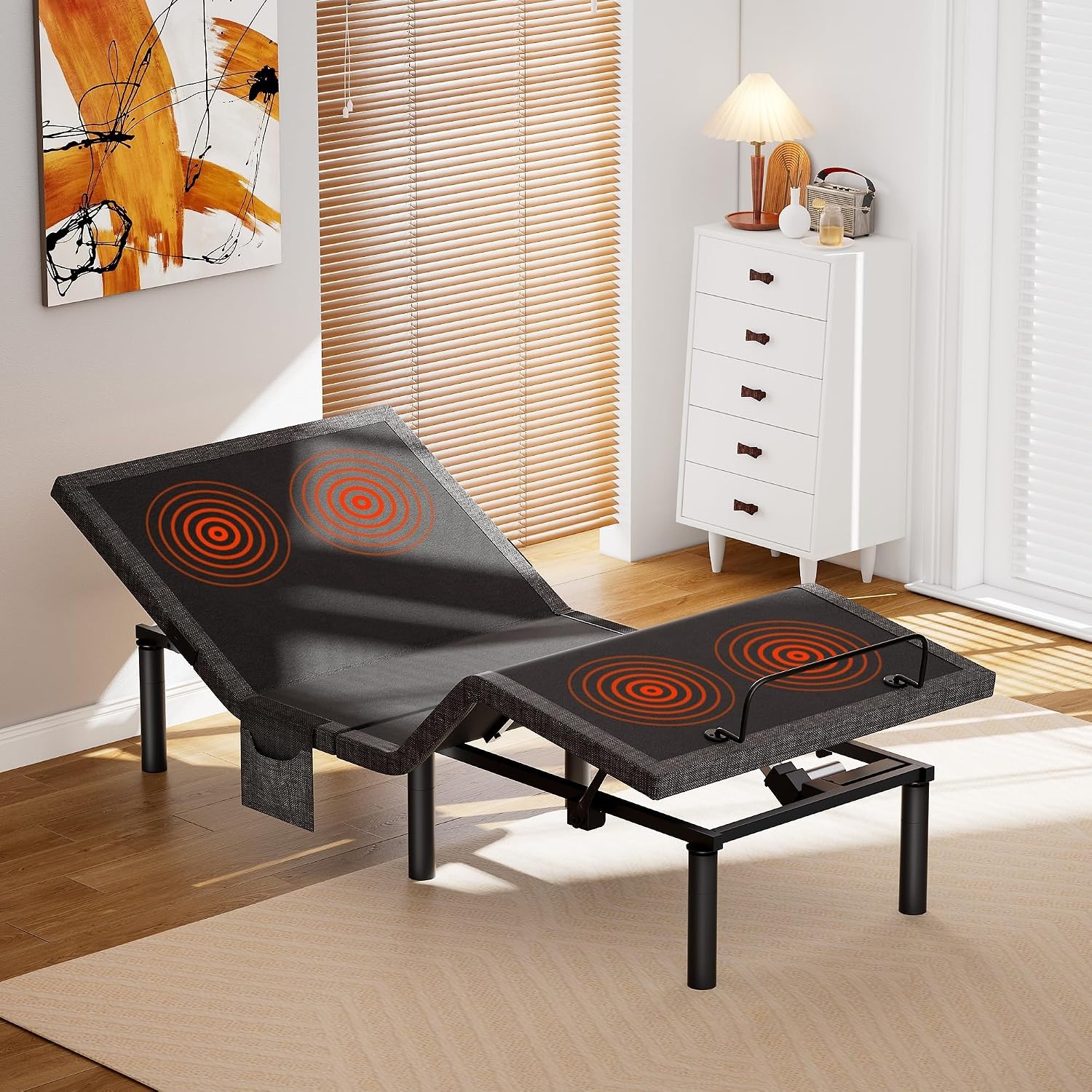 image:imageAmada Adjustable Bed Frame Queen with Massage and Zero GravityTwin XL