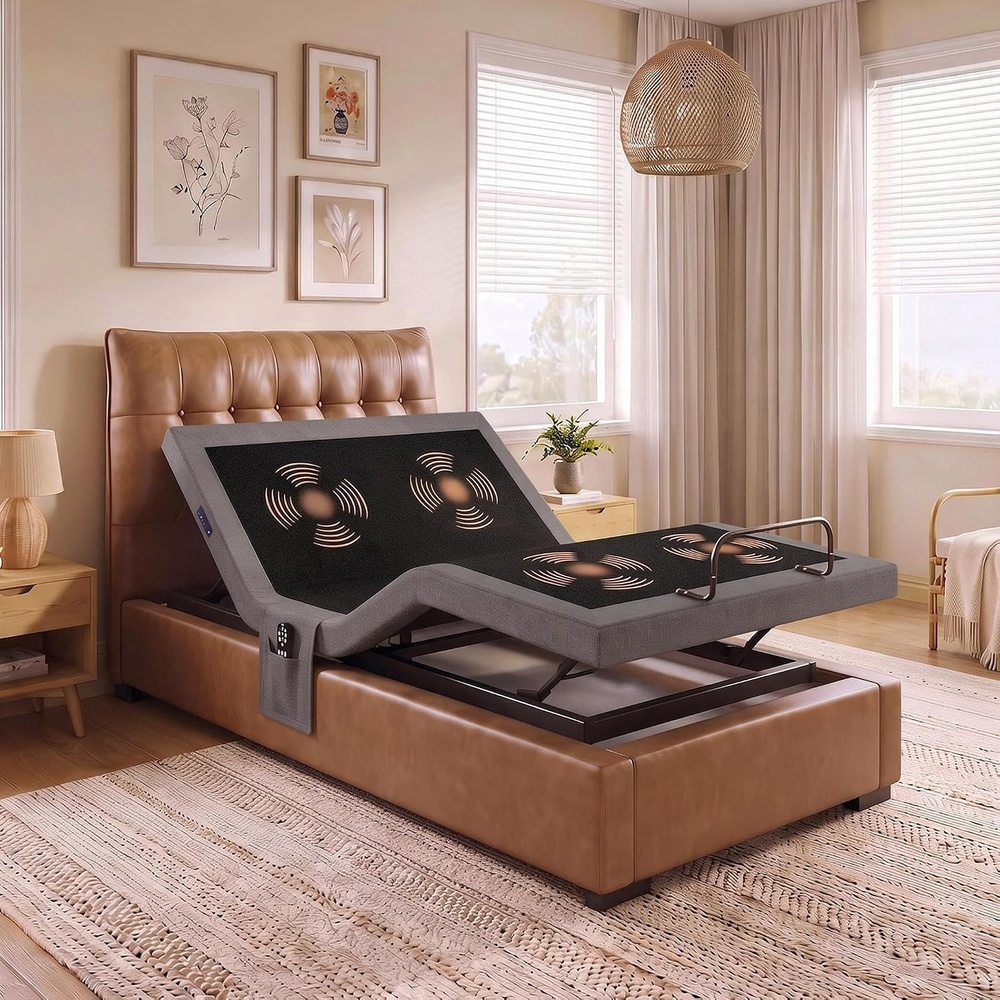 image:imageAdjustable Bed Frame with Massage ZeroClearance Zero Gravity Twin XLTwin XL